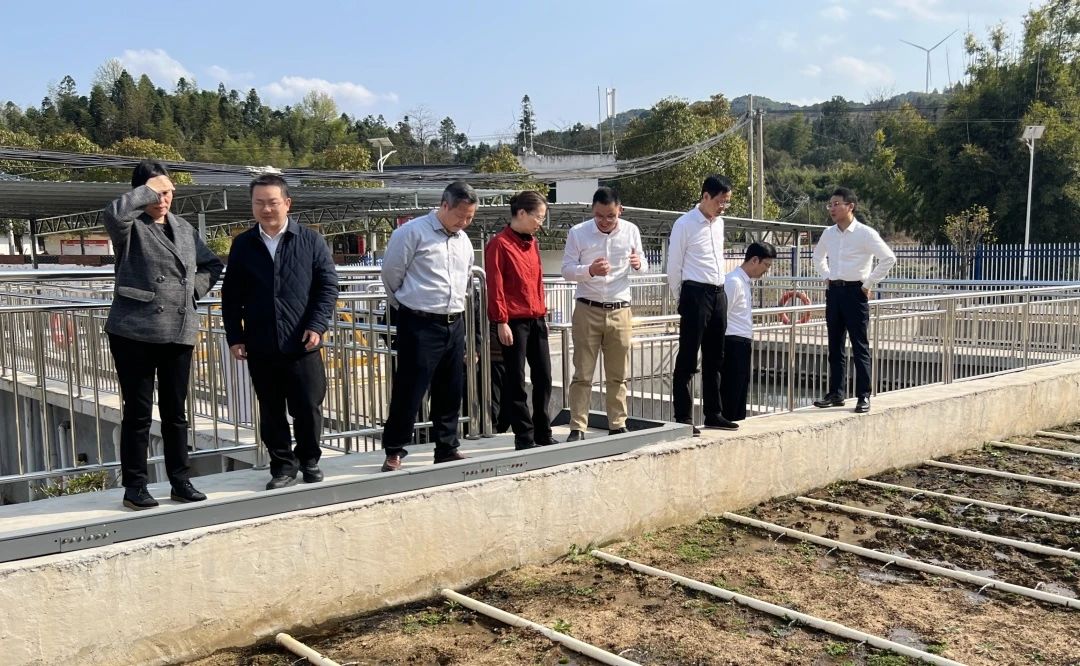 江西省生態(tài)環(huán)境廳廳長李軍等一行蒞臨公司定南稀土尾水項目